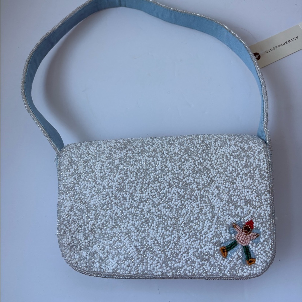 NWT Anthropologie The Fiona Beaded Bag: Winter Icon Edition - Picture 6 of 16